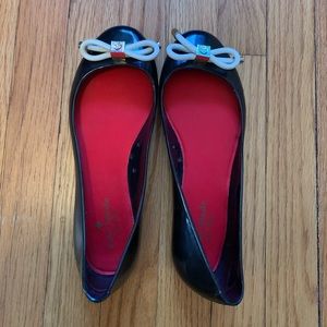 Kate Spade Julianna Too Rubber Rain Ballet Flat
